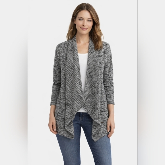 Roots Sweaters - 2/$20 Roots Marled Open-Front Cardigan